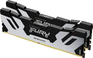 Kingston DRAM 32GB 7600MT/s DDR5 CL38 DIMM (Kit of 2) FURY Renegade Silver XMP KF576C38RSK2-32
