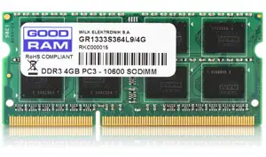 GOODRAM 4GB [1x4GB 1600MHz DDR3 CL11 512x8 SODIMM]