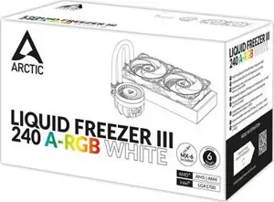 Cooler water cooling Arctic Liquid Freezer III 240 A-RGB White