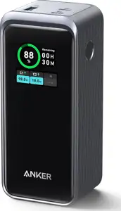 Anke Prime PowerBank 20.000mAh (200W) schwarz 2x USB-C 1x USB-A inkl. Display black