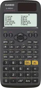 CASIO SCIENTIFIC CALCULATOR FX-85CEX, 379 FUNCTIONS, 77X166MM, BLACK