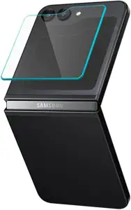 Spigen Glass tR EZ Fit, Transparency, zaštitno staklo za ekran telefona, 2 kom + okvir za instalaciju - Samsung Galaxy Z Flip5 (AGL06525)