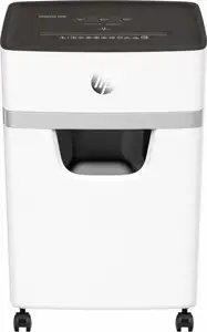 HP ONESHRED 10MC shredder, micro cut, P-5, 10 card, 20l, light grey
