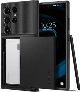 Spigen Slim Armor CS, black zaštitna maska za telefon - Samsung Galaxy S24 Ultra (ACS07306)