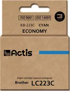 Actis KB-223C ink (replacement for Brother LC223C; Standard; 10 ml; cyan)