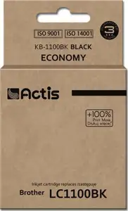 Actis KB-1100Bk Ink Cartridge (replacement for Brother LC1100BK/980BK; Standard; 28 ml; black)