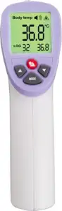 Esperanza ECT002 digital body thermometer Remote sensing thermometer Purple, White Ear, Forehead, Oral, Rectal, Underarm Buttons