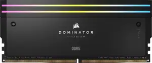 CORSAIR RAM Dominator Titanium RGB - 64 GB (2 x 32 GB Kit) - DDR5 6600 DIMM CL32