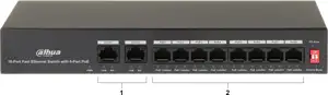 Dahua PoE switch PFS3010-8ET-65 8-port unmanaged