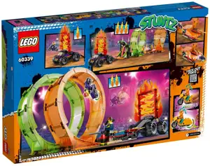 LEGO CITY 60339 DOUBLE LOOP STUNT ARENA