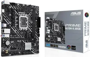 ASUS PRIME H610M-K ARGB - motherboard - micro ATX - LGA1700 Socket - H610