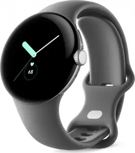 Pametni sat Google Pixel Watch 41mm (LTE) Polished Silver / Charcoal