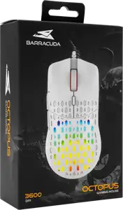 BARACUDA gaming miš BGM-022 OCTOPUS bijeli 3.200dpi