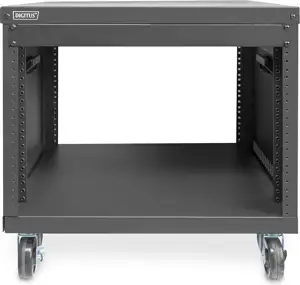 DIGITUS Universal 19-inch equipment rack with wheels, 8U
