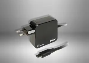 Inter-Tech Power Adapter, Type-C, 90W (5V, 9V, 12V, 15V, 20V)