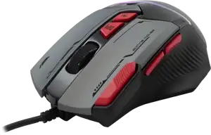 BARACUDA RGB gaming miš BGM-047 MANTA sivi 12.800dpi