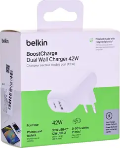 Belkin WCB009VFWH Smartphone, Tablet White AC Fast charging Indoor