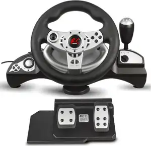 NanoRS RS700 Gaming Controller Black, Silver USB Steering wheel Analogue / Digital Android, PC, PlayStation 4, Playstation 3, Xbox One.