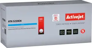 Activejet ATK-5220CN toner for Kyocera printer; Kyocera TK-5220C replacement; Supreme; 1200 pages; cyan