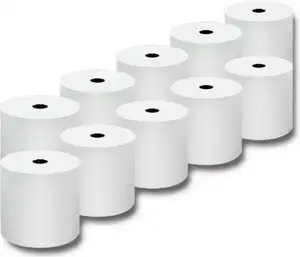 Qoltec 51892 Thermal roll 80 x 80 | 55g/m2 | 10pcs | BPA free