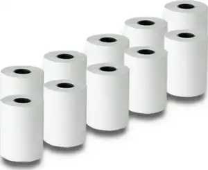 Qoltec 51896 Thermal roll 57 x 20 | 55g / m2 | 10 pcs. | BPA free