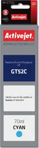 Activejet AH-GT52C ink (replacement for HP GT-52C M0H54AE; Supreme; 70 ml; cyan)