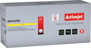 Activejet ATH-415YN toner for HP printer; Replacement HP 415A W2032A; Supreme; 2100 pages; Yellow, with chip