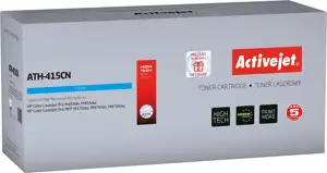 Activejet ATH-415CN Toner Cartridge for HP; Replacement HP 415A W2031A; Supreme; 2100 pages; cyan, with chip
