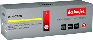 Activejet ATH-532N Toner (replacement for HP 304A CC532A, Canon CRG-718Y; Supreme; 3200 pages; yellow)