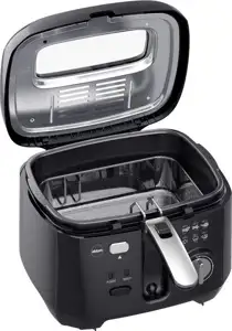 ELDOM Fryer FREET, 2.5 L, 400 g of fries, temperature regulator, removable oil tank, black