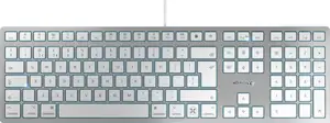 Keyboard Cherry KC 6000C Slim for Mac, silver, USB-C, UK-SLO g.