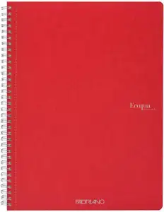 Bilježnica Fabriano Ecoqua original A4 90g 70L spiralna crte lampone 19290206