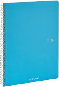 Bilježnica Fabriano Ecoqua original A4 90g 70L spiralna kocke turchese 19290111