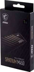 MSI SPATIUM M450 PCIe 4.0 NVMe M.2 1000GB PCI Express 4.0 3D NAND