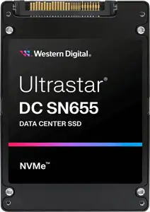 Western Digital Ultrastar DC SN655 U.3 3.84 TB PCI Express 4.0 TLC 3D NAND NVMe