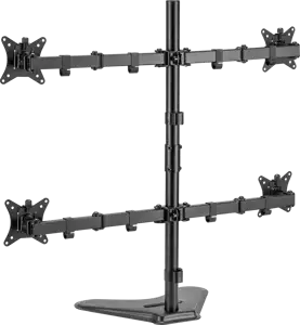 SBOX stolni stalak za 4 monitora LCD-F048-2 okretni