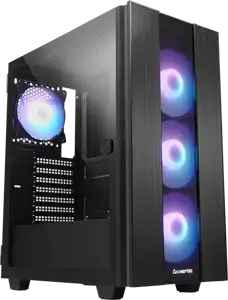 Chieftec GS-02B-OP HUNTER 2 A-RGB USB Type-C ATX case, black