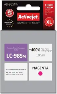 Activejet AB-985MN Ink (Replacement for Brother LC985M; Supreme; 19.5 ml; magenta)