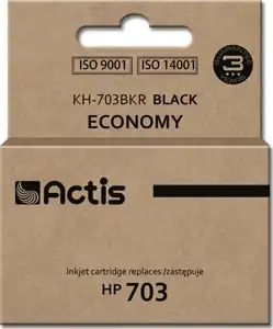 Actis KH-703BKR ink (replacement for HP 703 CD887AE; Standard; 15 ml; black)