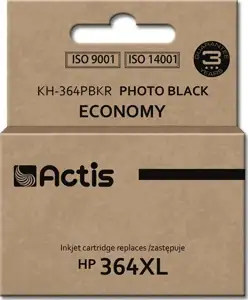 Actis KH-364PBKR Ink Cartridge (replacement for HP 364XL CB322EE; Standard; 12 ml; black, photo)