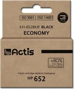 Actis KH-652BKR ink (replacement for HP 652 F6V25AE; Standard; 15 ml; black)