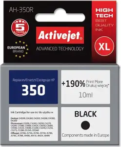 Activejet AH-350R ink (replacement for HP 350 CB335EE; Premium; 10 ml; black)