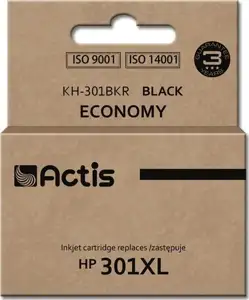 Actis KH-301BKR ink (replacement for HP 301XL CH563EE; Standard; 20 ml; black)