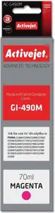 Activejet AC-G490M Ink cartridge (replacement for Canon GI-490M; Supreme; 70 ml; 7000 pages, magenta)