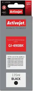 Activejet AC-G490Bk Ink cartridge (replacement for Canon GI-490BK; Supreme; 135 ml; 6000 pages, black)