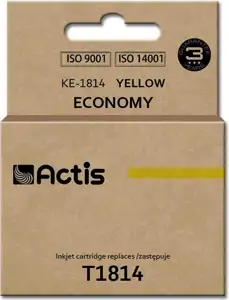 Actis KE-1814 ink (replacement for Epson T1814; Standard; 15 ml; yellow)