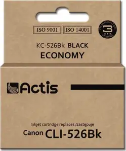 Actis KC-526Bk Ink Cartridge (replacement for Canon CLI-526BK; Standard; 10 ml; black)