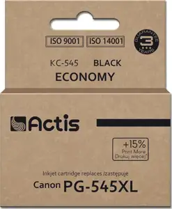 Actis KC-545 Ink Cartridge (replacement for Canon PG-545XL; Supreme; 15 ml; 207 pages; black).
