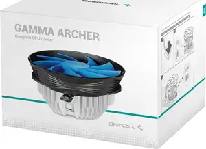 DeepCool Gamma Archer Processor Air cooler 12 cm Aluminium, Black, Blue 1 pc(s)