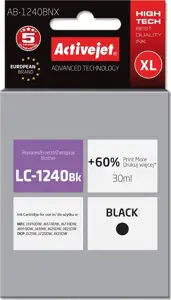 Activejet AB-1240BNX ink (replacement for Brother LC1220Bk/LC1240Bk; Supreme; 30 ml; black)